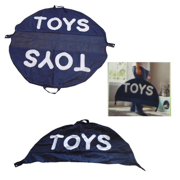 Mainstays Kids Play Mat 40" Toy Storage Zipper Storage Bag Travel Bag - Picture 3 of 5